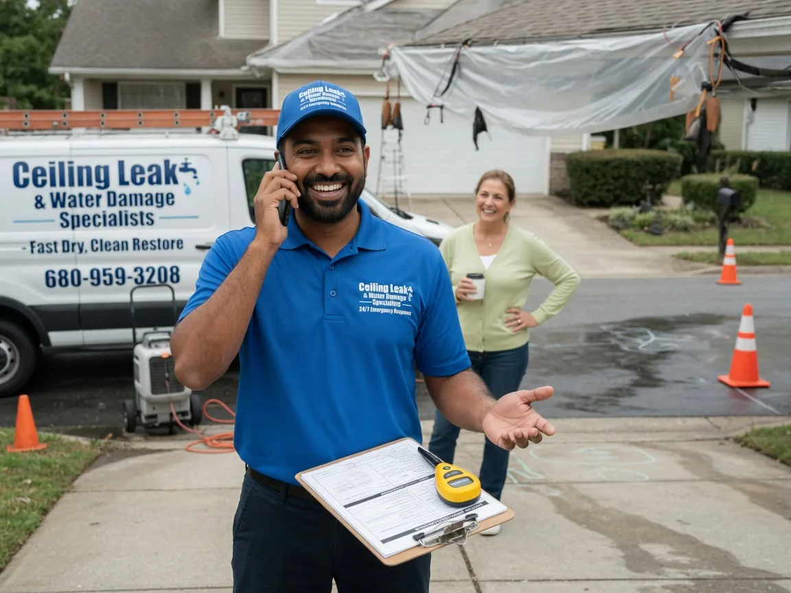 Ceiling Leak Cleanup Port Republic, VA FAQs